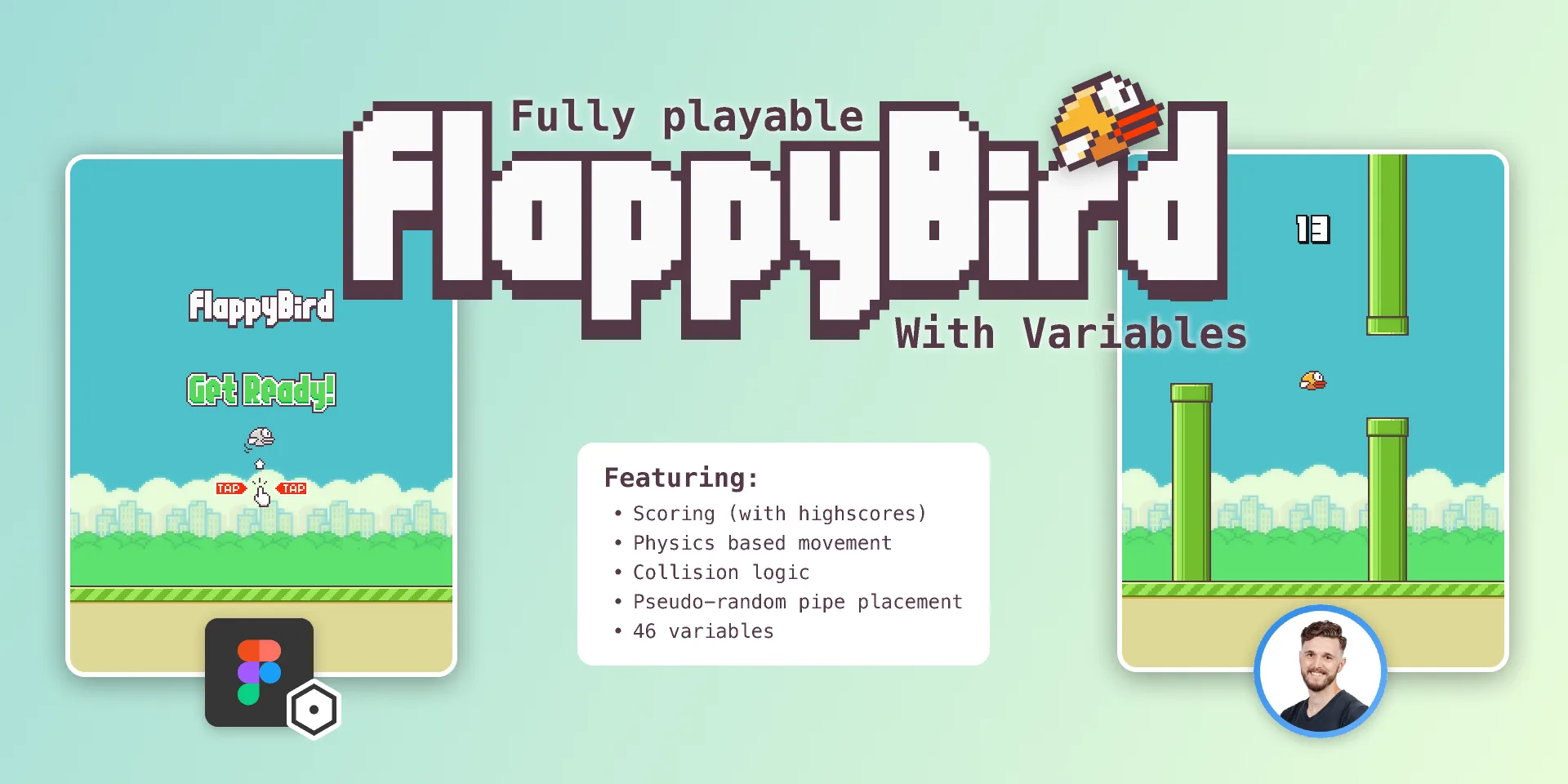 Flappy Bird HTML5 Captura de pantalla del juego Flappy Bird HTML5
